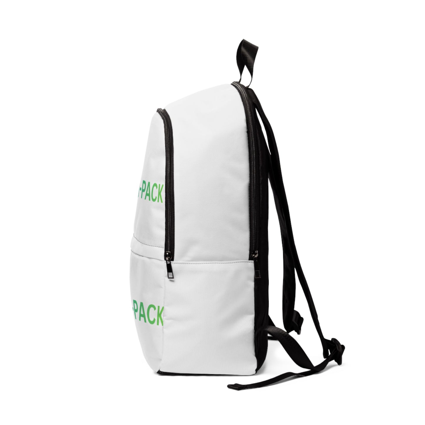 North-Pack Logo Backpack — White Branded Travel & School Backpack