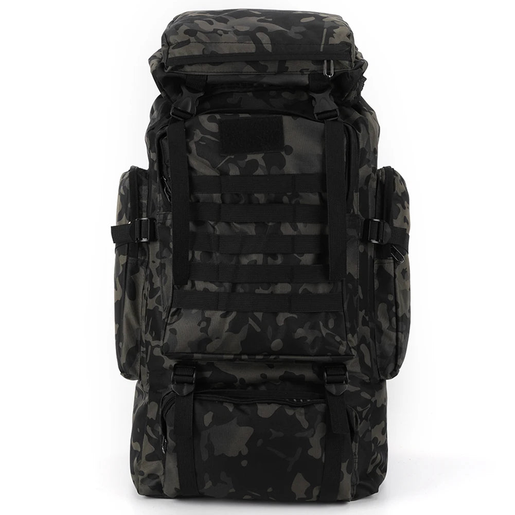 80L Tactical Backpack – Waterproof Camouflage Rucksack