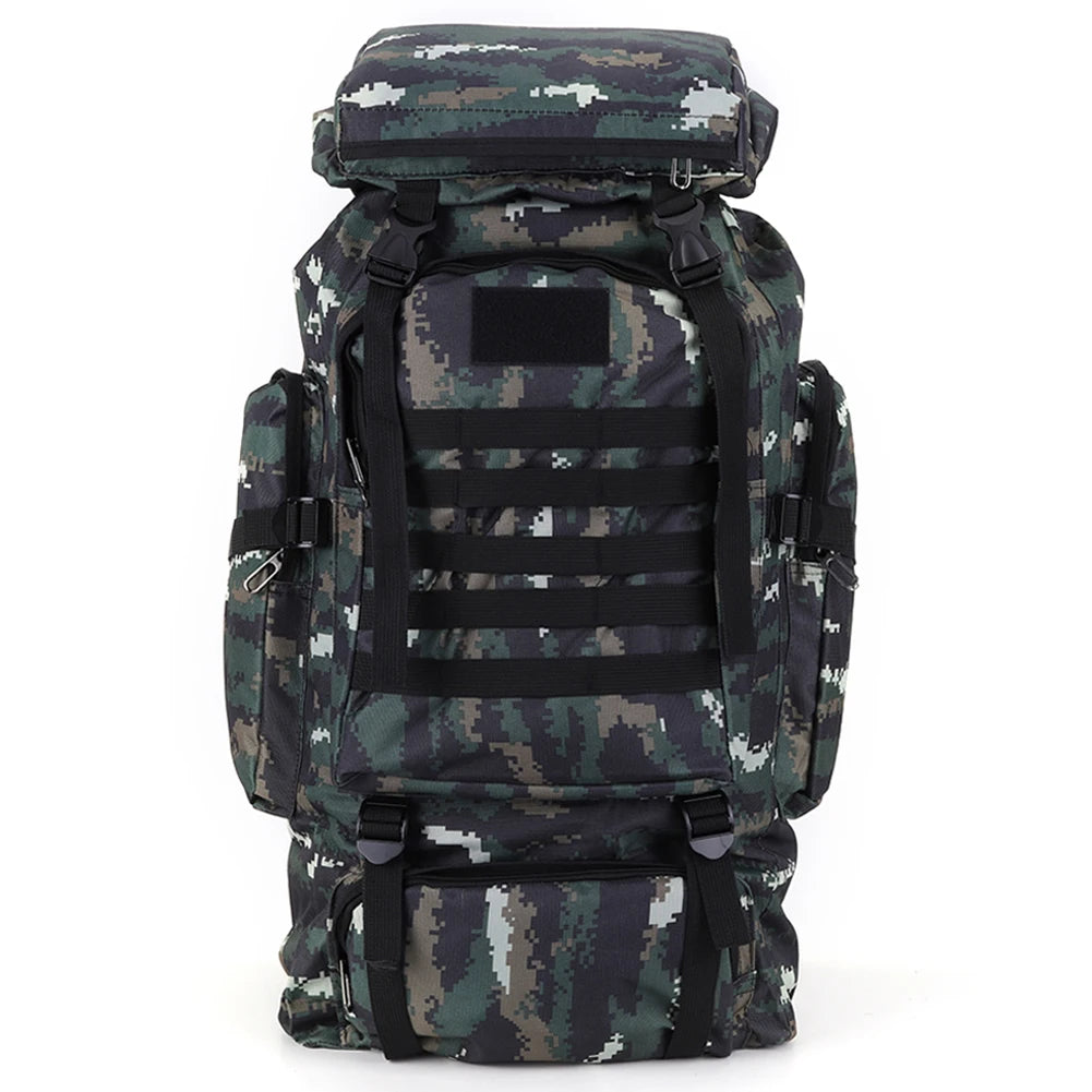 80L Tactical Backpack – Waterproof Camouflage Rucksack