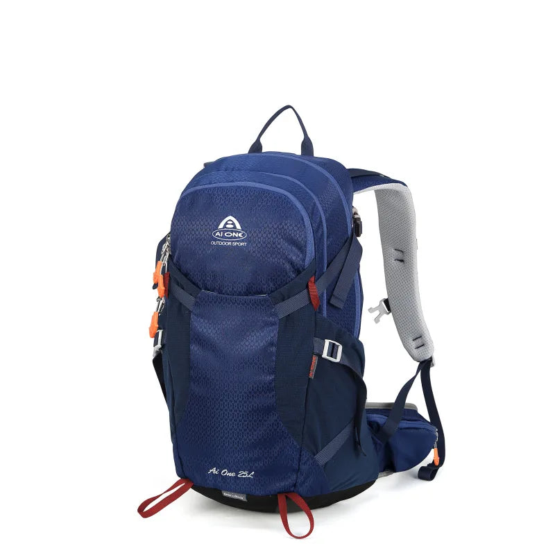 Classic 25L Outdoor Backpack – Water-Resistant Nylon Hiking and Travel Pack