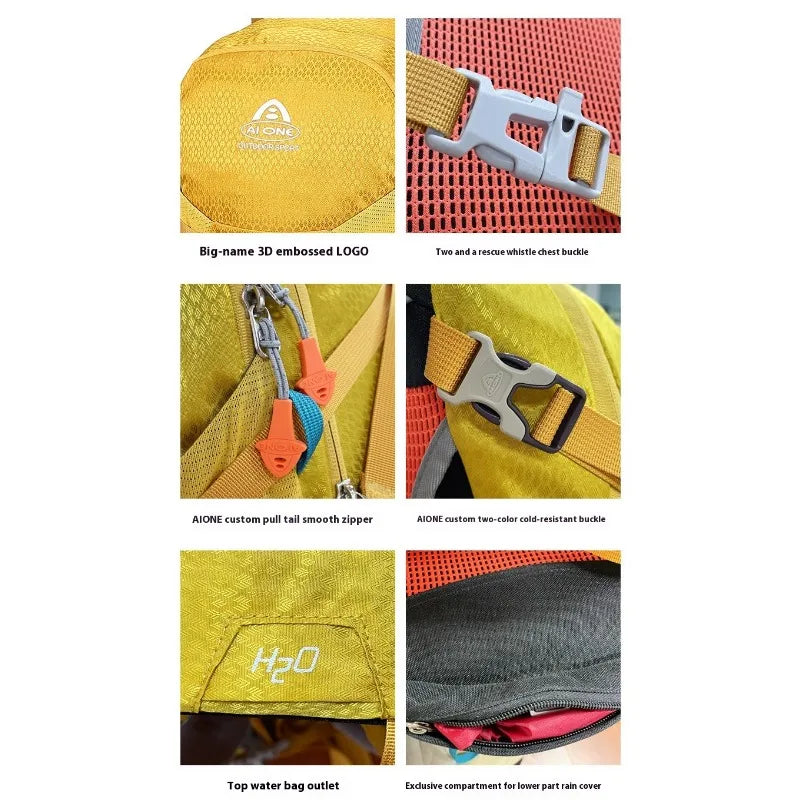 Classic 25L Outdoor Backpack – Water-Resistant Nylon Hiking and Travel Pack