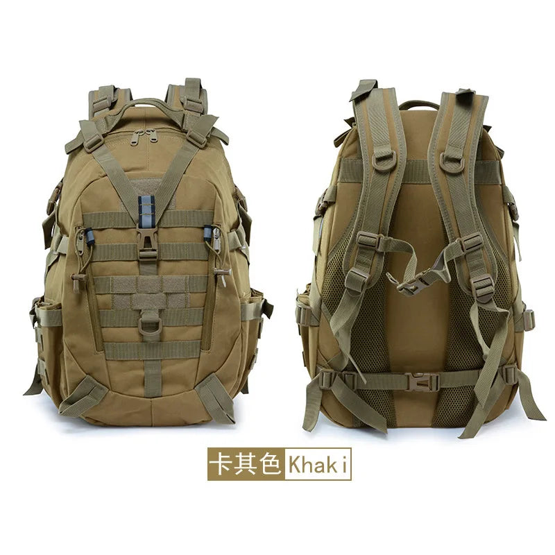 25L Waterproof Nylon Backpack – Outdoor Tactical Hiking & Camping Bag