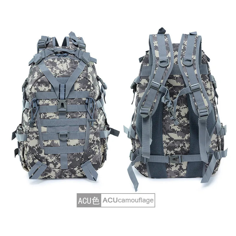 25L Waterproof Nylon Backpack – Outdoor Tactical Hiking & Camping Bag