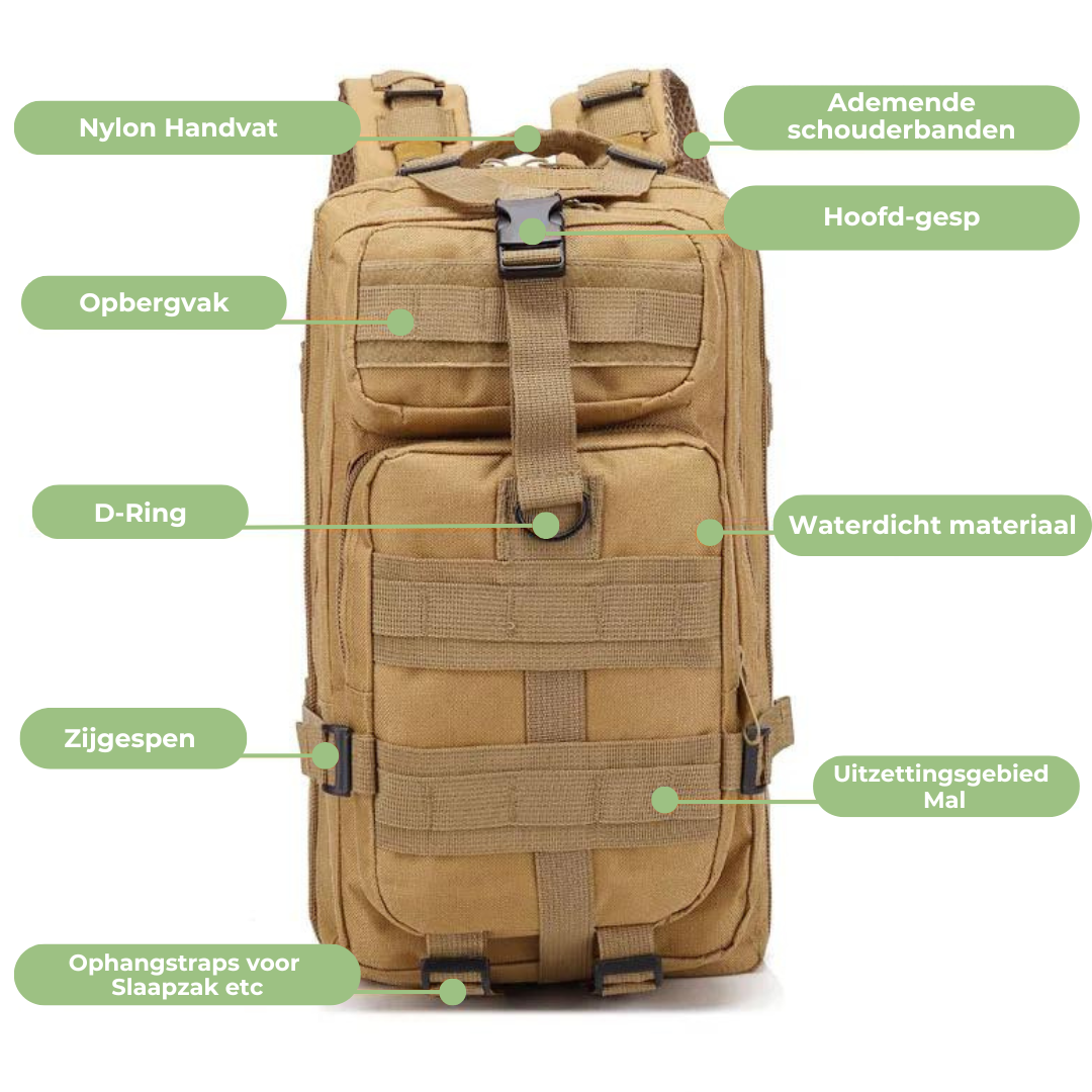 Military Tactical Backpack – Outdoor Molle System Pack
