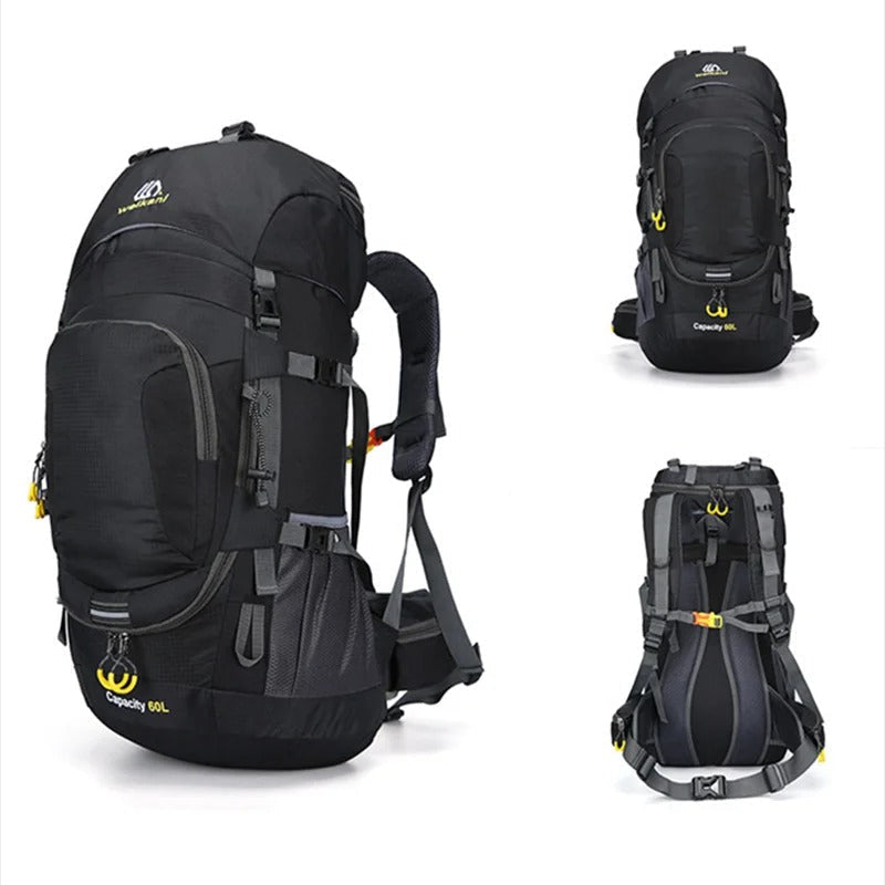 Spacious Waterproof 60L Outdoor Backpack – Large-Capacity Pack for Outdoor Essentials
