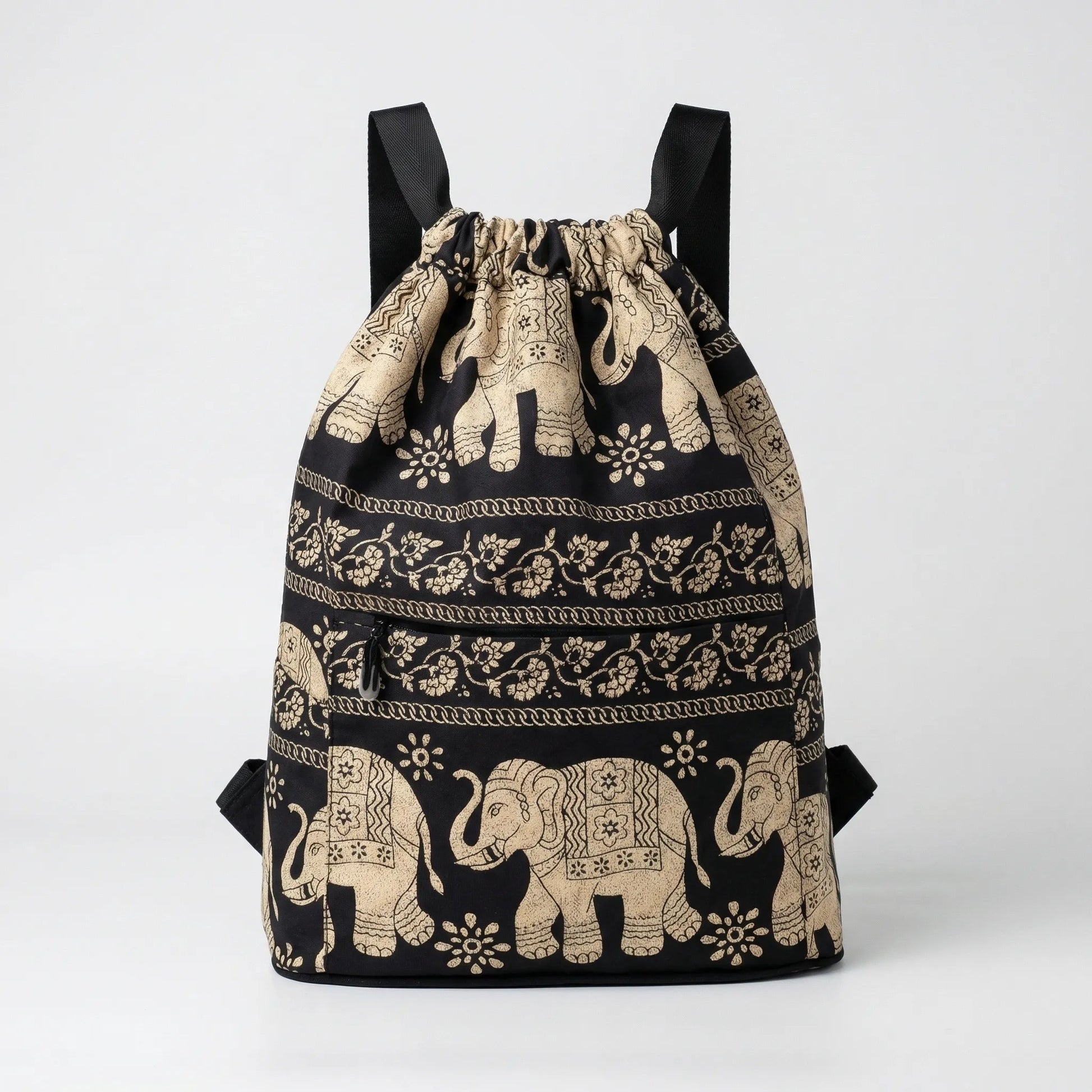 Foldable Drawstring Travel Backpack – Packable Lightweight Fun Design